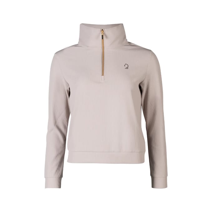 Dames sweatshirt met 1/2 rits Lauria Garrelli Limone