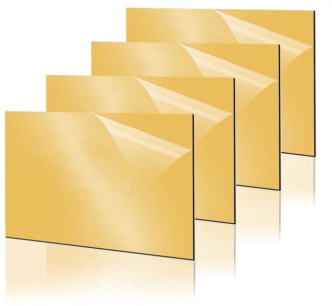 ABS Plastic Plaat 30 x 20 cm - 4 Stuks, Geschikt voor Lasergravure, Schilderen en DIY Creaties, 3 mm Dikte