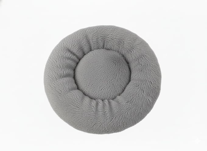 Hondenmand - hondenbed - donut hondenmand - 100cm - grijs
