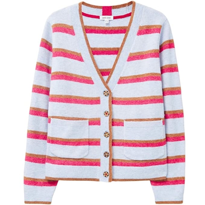 White Stuff Jamie Cardi Blue Maat: 6 | Cardigans Outlet | Dames | Wit