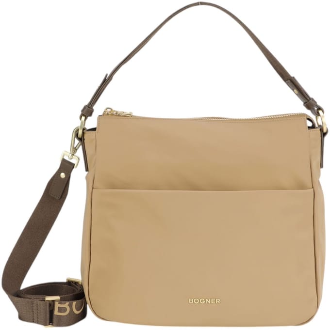 Bogner schoudertas Klosters Neve Isalie Hobo Tannin Lichtbruin