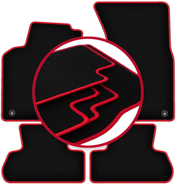 CARLUX-RED automatten voor: Audi Q5 I SUV (2008-2017)