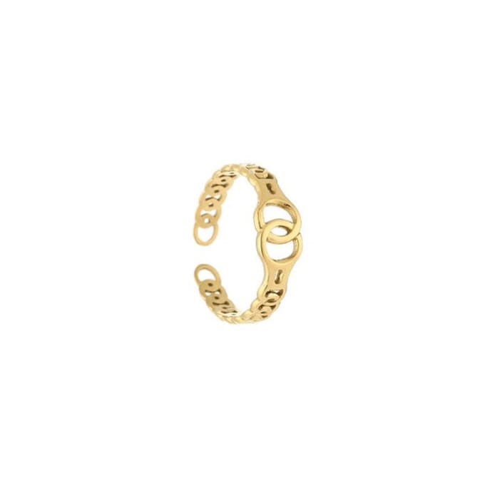 Bijoutheek Ring Infinity Ketting Goud JE12861 (One Size)