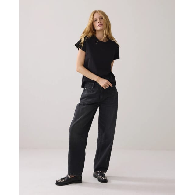 Summum 3s5185-30714 990 rhine stone logo tee black