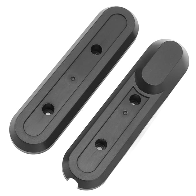 2 stuks Elektrische Scooter Wiel Zijdeksel Decoratief Beschermend Scooter Voorwiel Zijdeksel met black