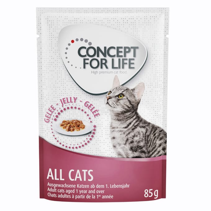 12x85g All Cats in Gelei Concept for Life Kattenvoer