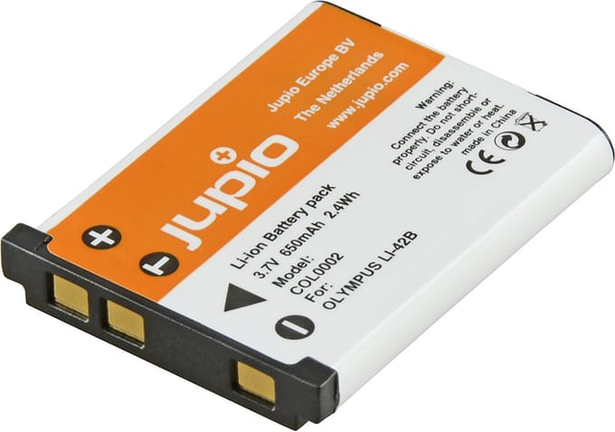 Jupio Li-40B / Li-42B / NP45 / D-Li63 / EN-EL10/ NP-80/ KLIC-7006 650 mAh - Accu Camera