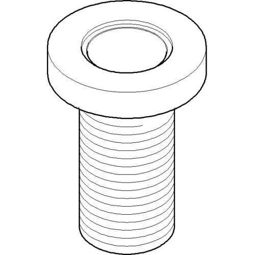 Dornbracht rosette with hose bushing 093001085-00