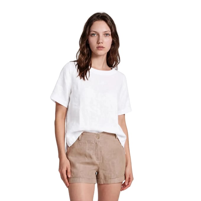 Vrouwenblouse Haris Cotton Essentials Split Hem