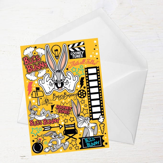 Looney Tunes Happy Birthday Greetings Card - Standard Card