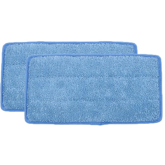 Vervanging van microvezelmopkop voor vloerreinigingsmopnavullingen 2 Pcs blauw