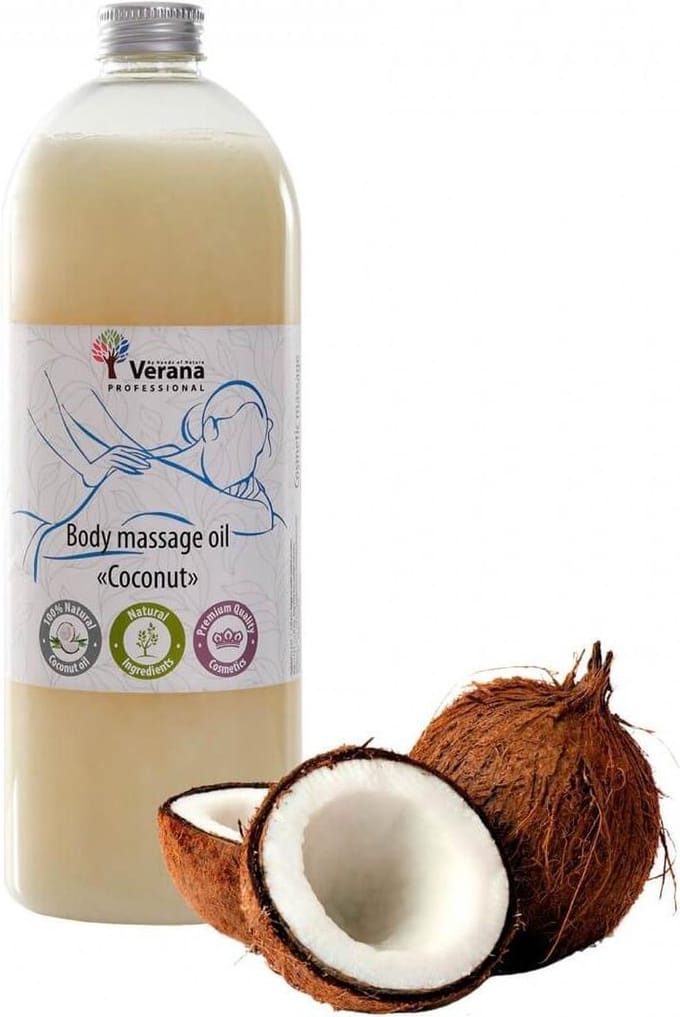Verana Massageolie Kokos 1L