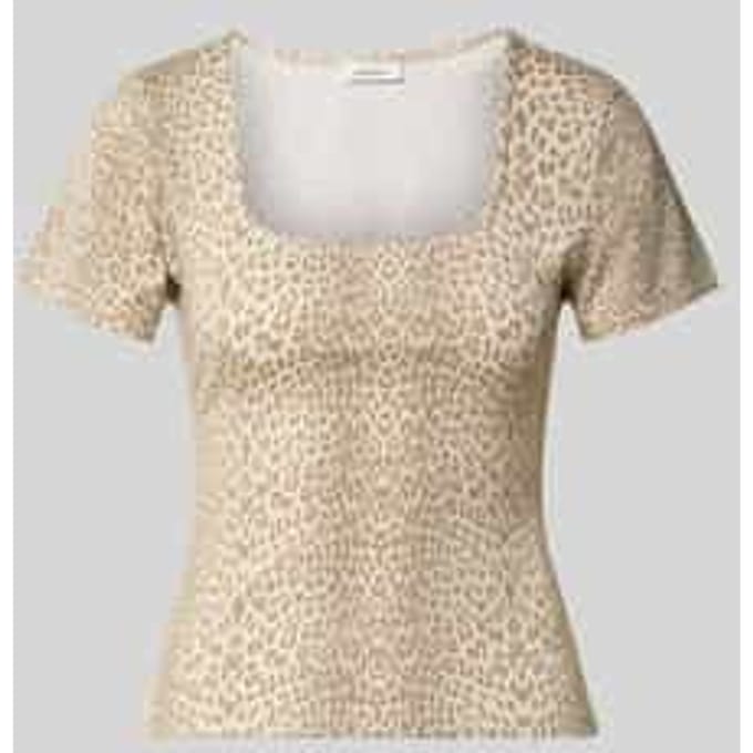 Slim Fit t-shirt in all-over look model 'Kalina'