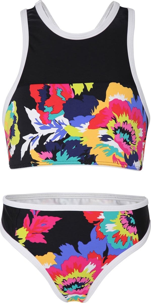 Bikini sport retro - Mutil color flowers 140-146