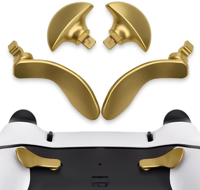 Allecto - Game Controller Back Paddles - Stalen Vervangpeddels - Eenvoudige Installatie - Gaming Accessoires - Voor EDG Controller - Verbeter je G