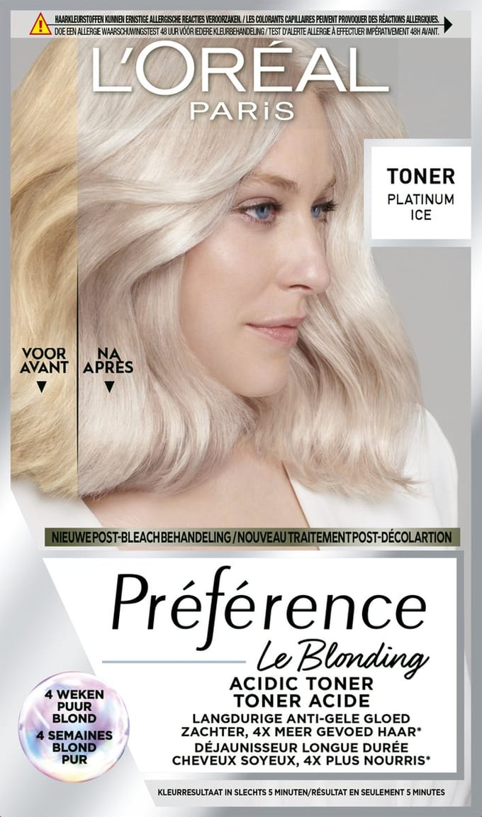 L’Oréal Paris Préférence Le Blonding 01 - Platinum Ice - Toning