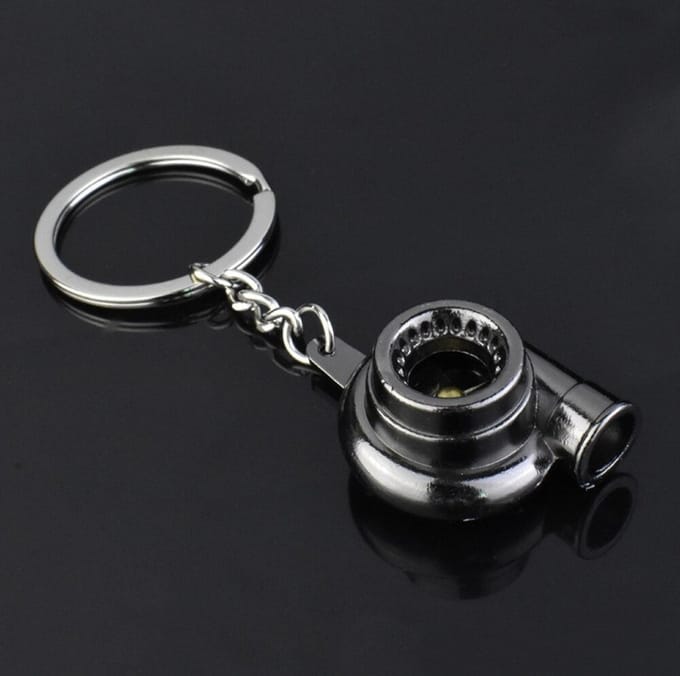 *** Auto Turbo Motor - Uitdeel Cadeau - Auto Freak Garage Keychain - van Heble® ***