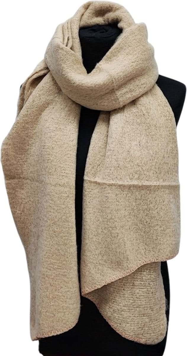 Lange Warme Sjaal - Omslagdoek - Camel - 200 x 58 cm (8629244#)