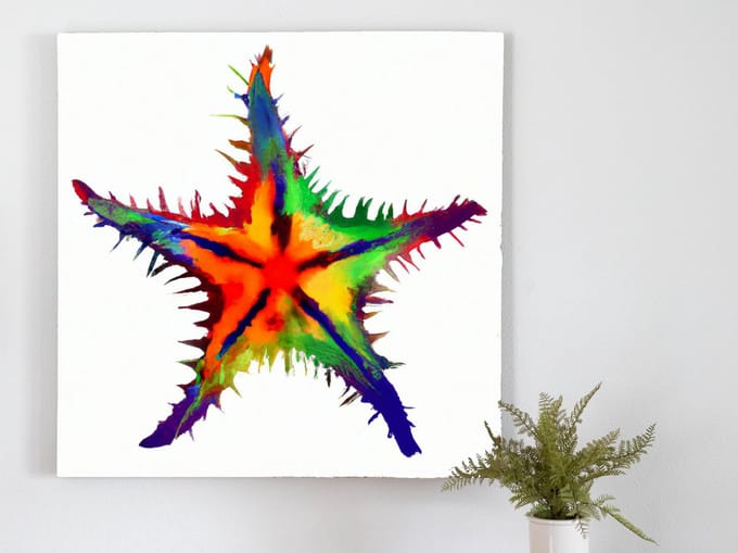 Stoic starfish | Stoic Starfish | Kunst - centimeter op | Foto op | Stoic starfish | Stoic Starfish | Kunst - centimeter op | Foto op | Canvas | 20 × 20 cm
