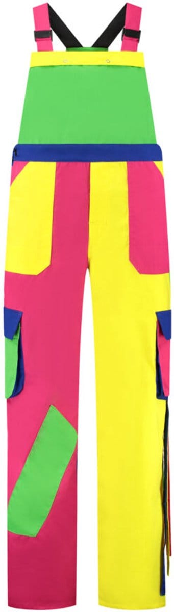 Party Tuinbroek Multikleur Kinderen Premium - Maat 152
