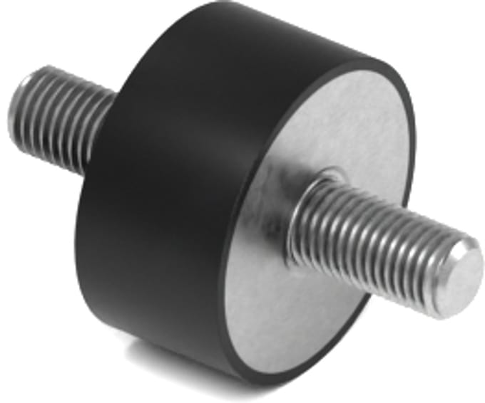 Rubbermagazijn - Trillingsdemper - Type A - 30x15mm - M8 - Set 10 stuks