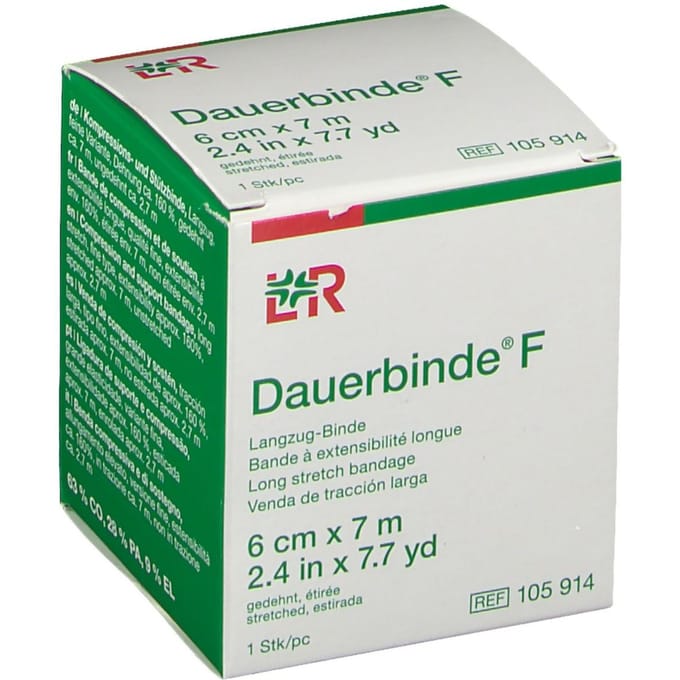 Lohmann & Rauscher Dauerbinde F 6cm X 7m 22010 1 Verband