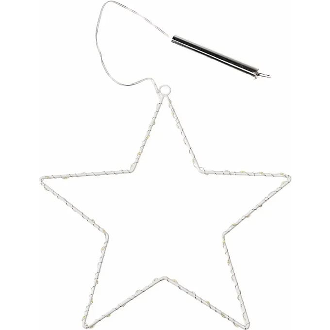 Metalen led-ster muurdecoratie voor kinderen Rex London