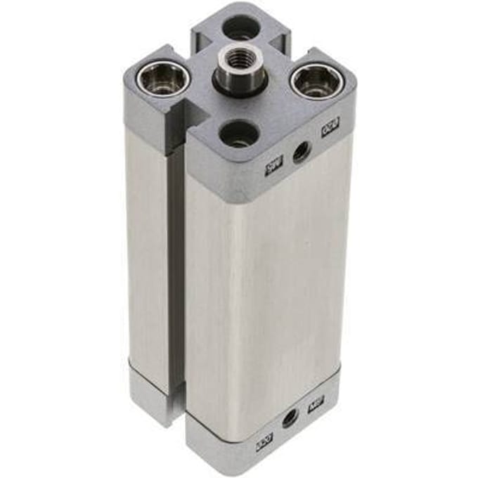 ISO 21287 Compacte Dubbelwerkende Cilinder 20-60mm - Magnetisch