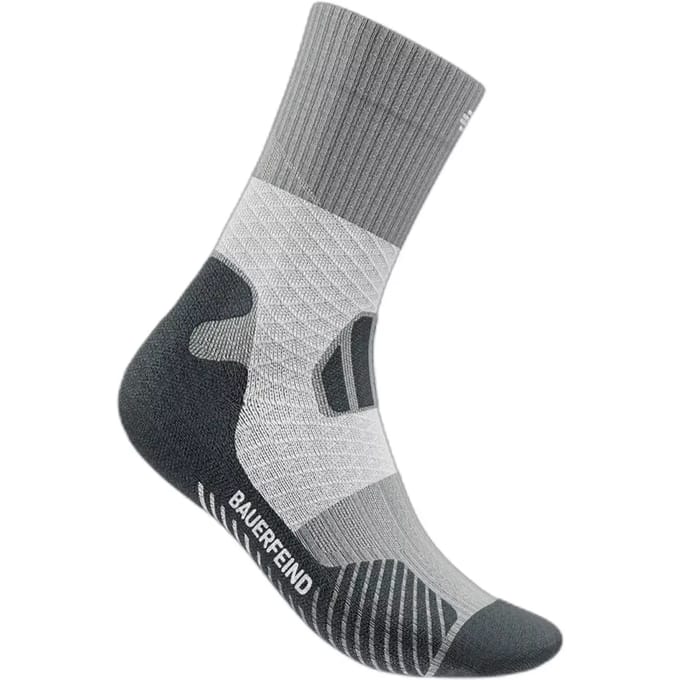 Bauerfeind Trail Run Mid Cut Hardloopsokken Dames-Grijs