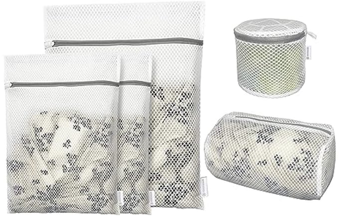 5-pack deluxe honingraat waszakken voor delicate kleding