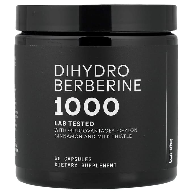 Toniiq, Dehydroberberine 1000, 60 Capsules