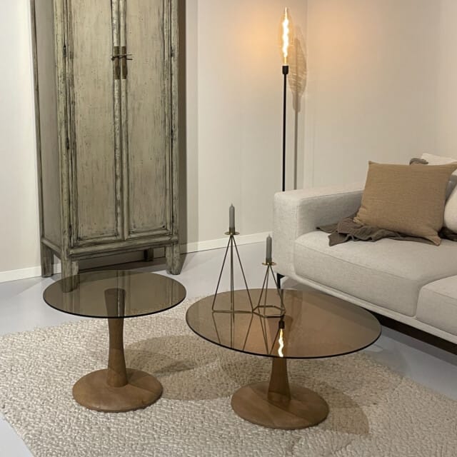 Brix - Bijzettafel Faye Almond - 75x75x30cm