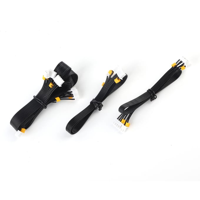 3 stuks eindschakelaar verbindingskabel voor Ender 3 XYZ 3D-printer moederbord accessoires white