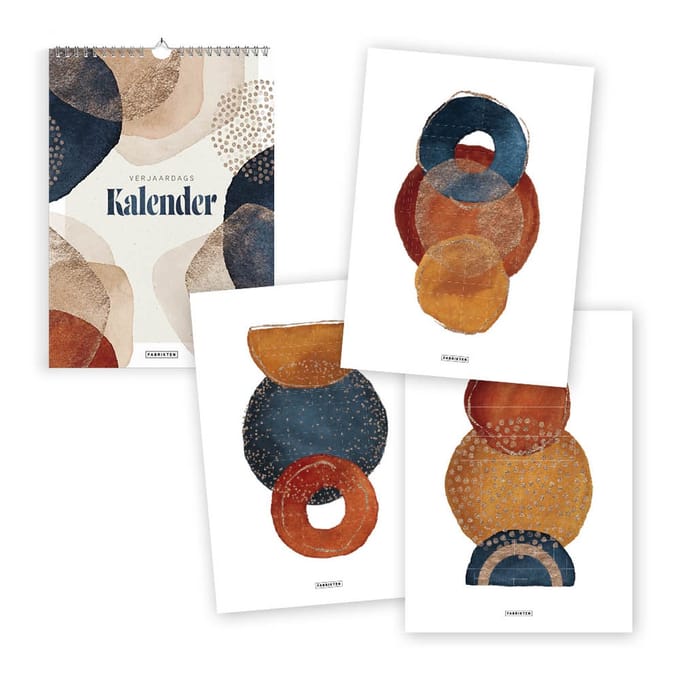 Fabrikten Bundel Artsy - Kalender A4 + 3 Posters A4