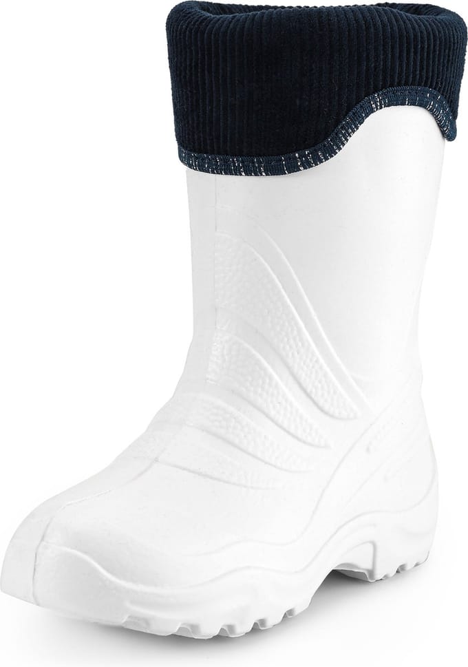 Ladeheid LA-LMG-861-Termix Dames Regenlaarzen - Rubber - Gevoerd - EVA - Waterdicht – Wit/blauw – 24/25