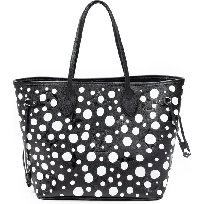 Ltd. Ed. Yayoi Kusama Infinity Dots Neverfull MM Schoudertas