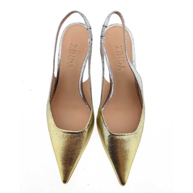 Zinda 2748 slingback pump goud, 37 / 4