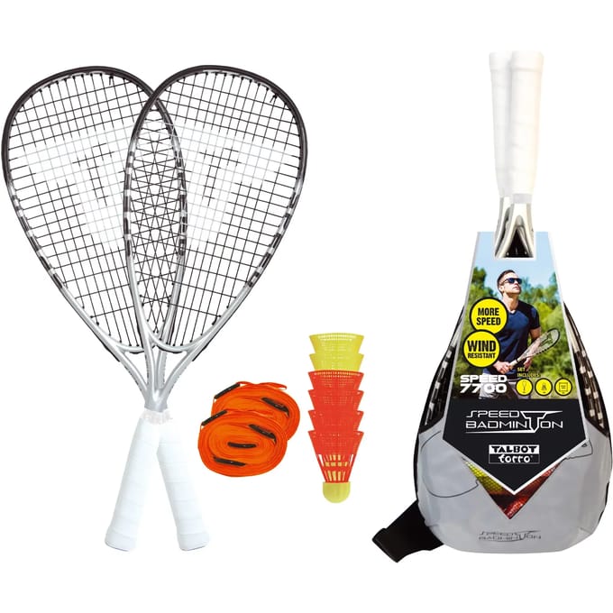 Schildkröt speed badminton set - premium rackets en shuttles.