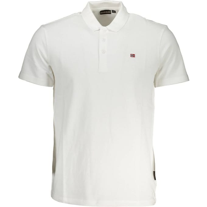 Slim fit poloshirt met logostitching, model 'EAlIS'