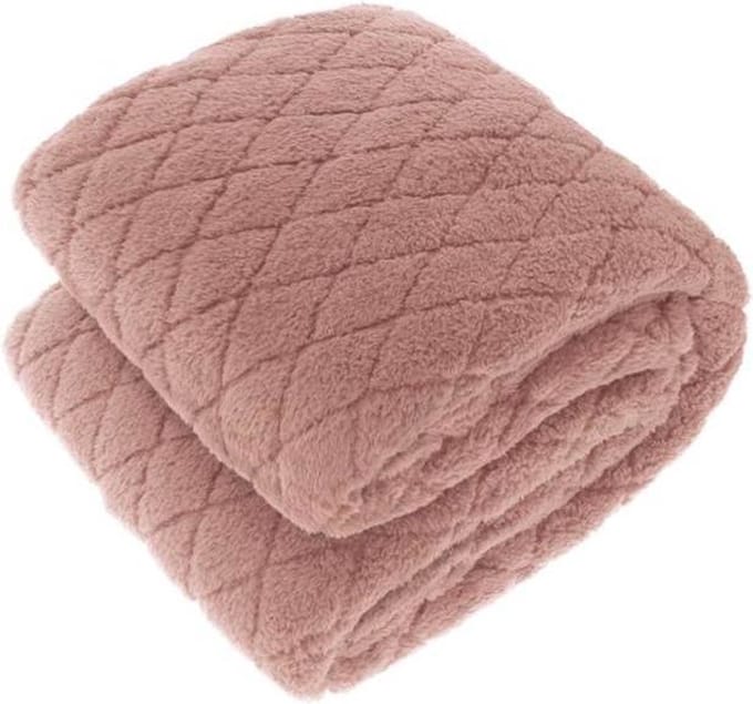 D- Unique Living | Plaid Ezra 150x200cm old pink