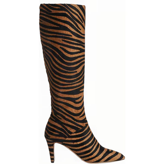 LK Bennett Gini Boots Natural Zebra Taglia: 35 | Stivali Outlet | Donna