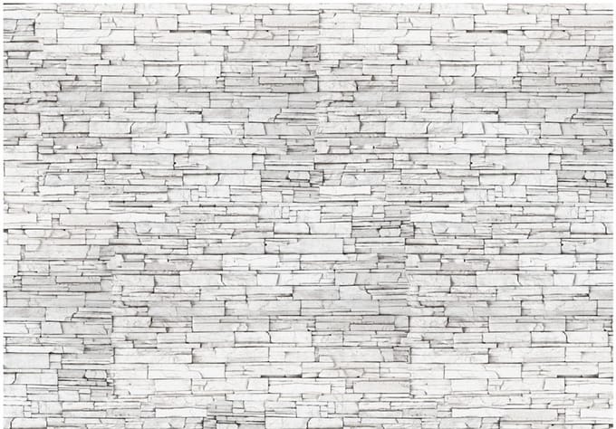 Fotobehang - White Brick.