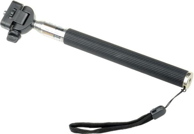 Selfiestick met adapter voor actioncam - Go Pro Selfie Stick - Telefoonhouder