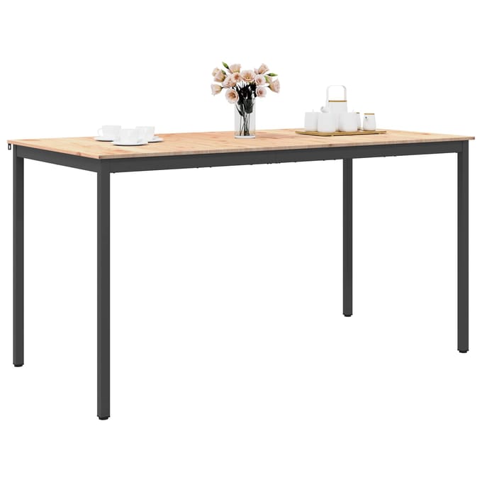 vidaXL - Bartafel - 200 - x - 100 - x - 105 - cm - Massief - grenenhout - Naturel