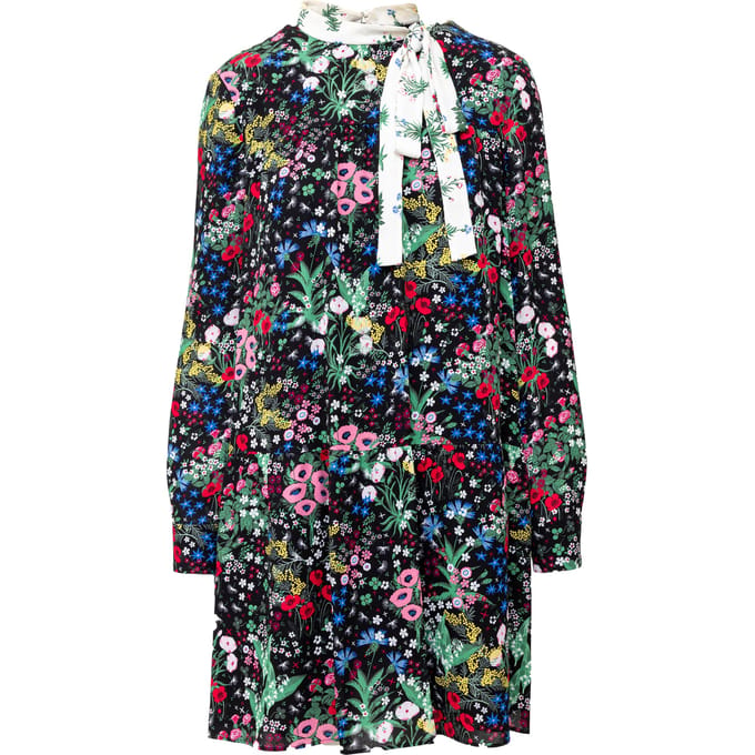 Valentino midi-jurk met bloemenprint - jaren 2010