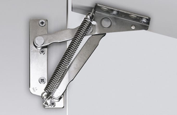 Klepbeslag - Vernikkeld - Staal - Hettich - Hettich Kleplift Junior 140N