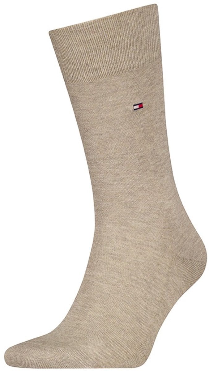 Tommy Hilfiger heren sokken premium silk cashmere beige