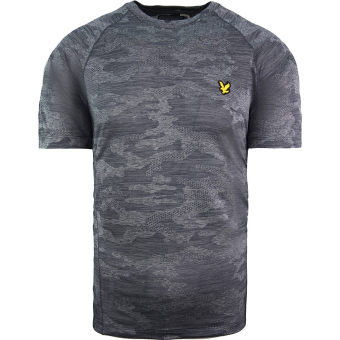 Lyle & Scott Camo Sports Heren Grijs T-Shirt