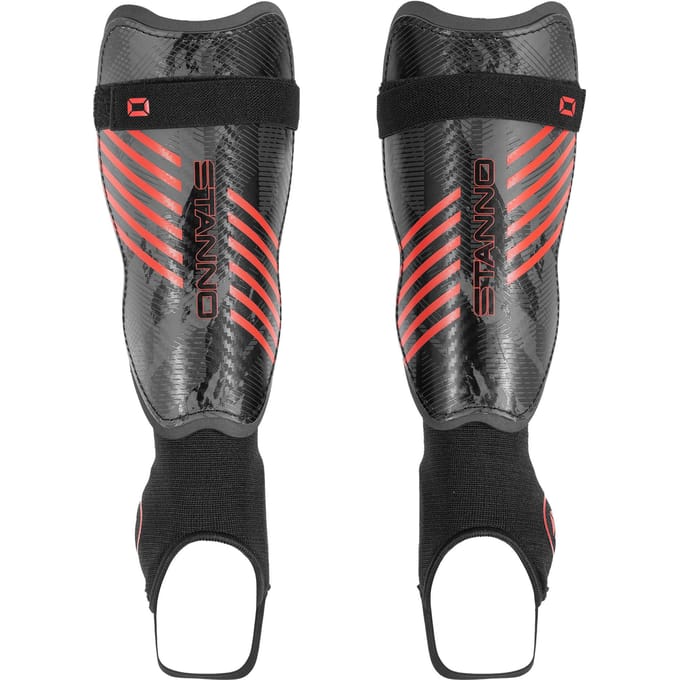 Stanno Liga IV Shin Guards Black Grey Red