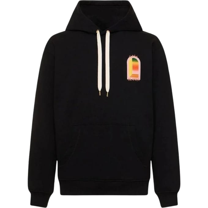 Casablanca Gradient Arch Logo Zwarte Hoodie